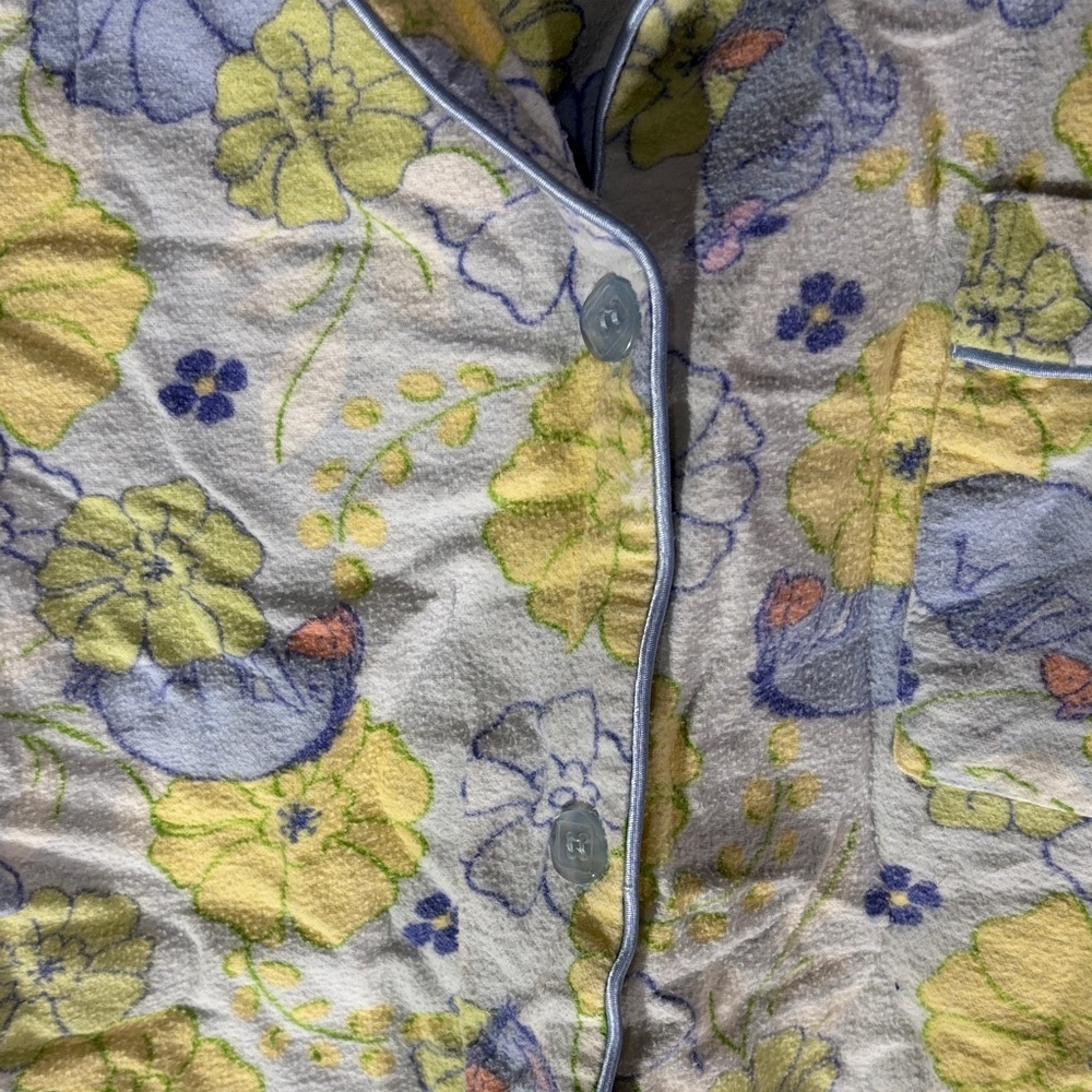 Disney Floral Pajama Set - Yellow and Blue - Picture 5 of 5